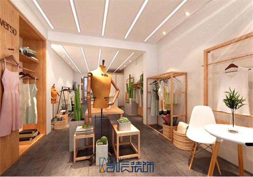 合肥服装店装修：简约风装修效果图