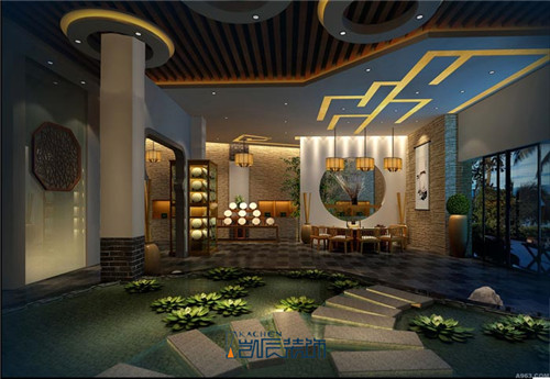 中国古典风茶楼装修效果图