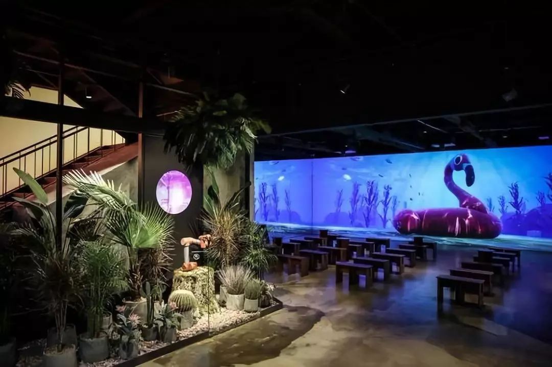商业空间|主题餐厅装修设计，让生活充满仪式感——沉浸式3D全息灯光影